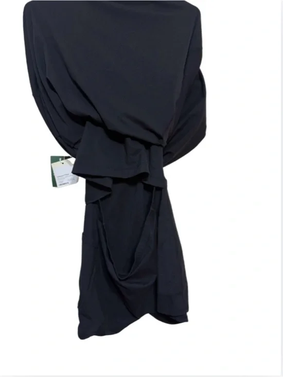 Halara Easy Peezy Dress SoftlyZero Black Dress Long Length Activewear Shorts NWT - Picture 7 of 7